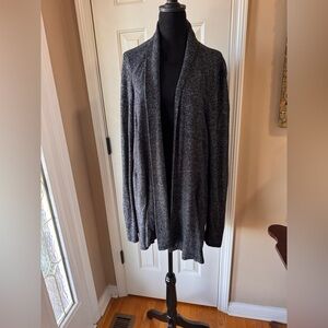 Anthropologie Saturday Sunday in Dark Heather Gray Cardigan size Medium